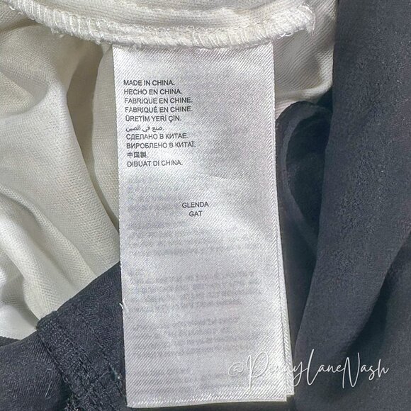 Bebe Colorblock Lace Romper Black & White - Picture 4 of 11